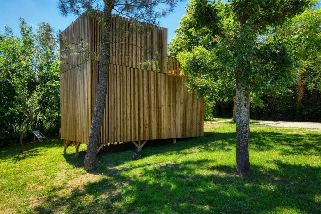 Chalet De Charme Avec Piscine Villa Aurade Kültér fotó